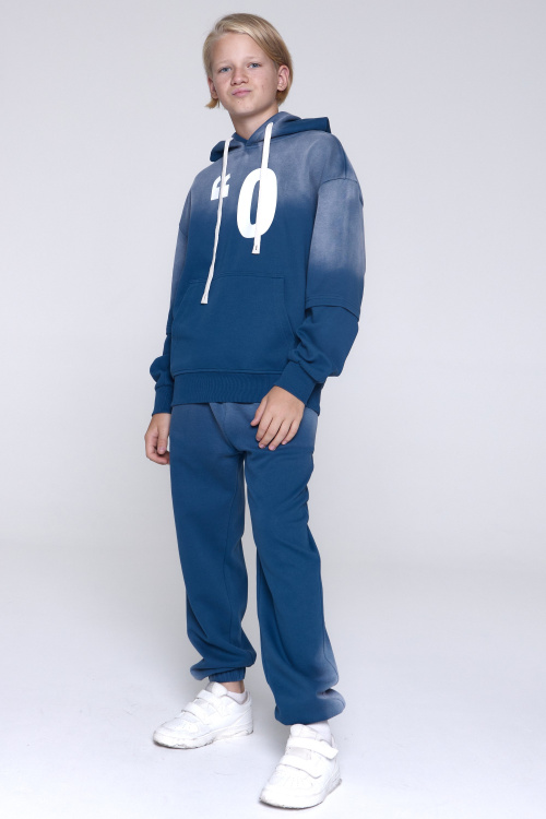 Худи B-HD35106 (Джинс. синий, 152)