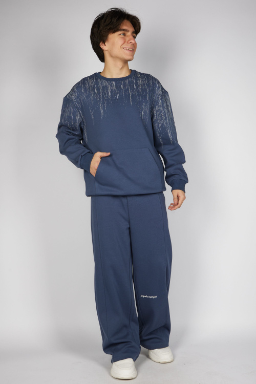 Брюки B-TR35452 (Синий, 140-170)