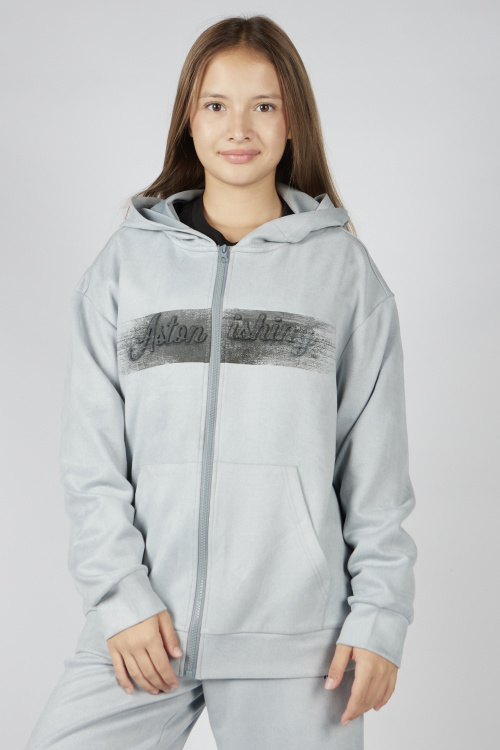 Толстовка на молнии G-HDZ26019 Miasin (Серый, 164)