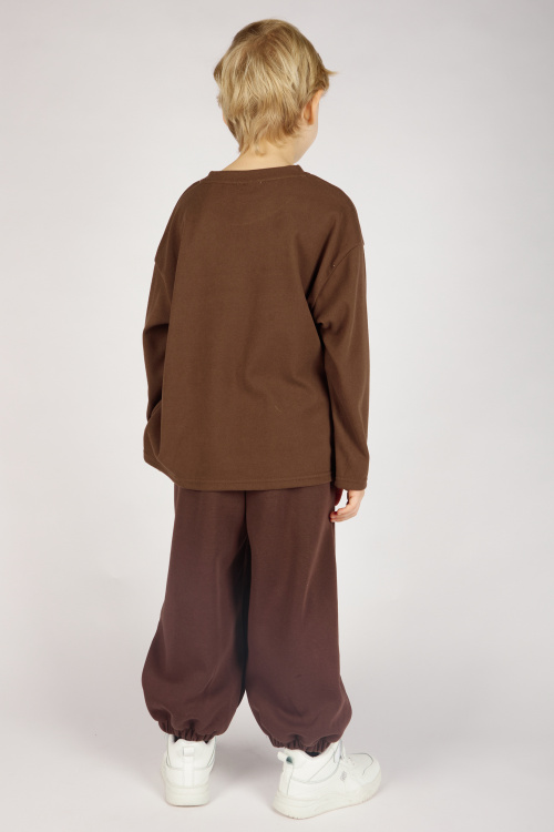 Лонгслив B-SW36416 Miasin (коричневый, 100-140)