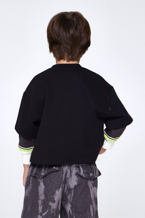 Джемпер B-SW35023 (Черный, 110-134)