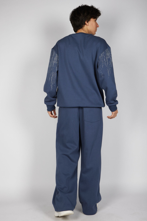 Брюки B-TR35452 (Синий, 140-170)