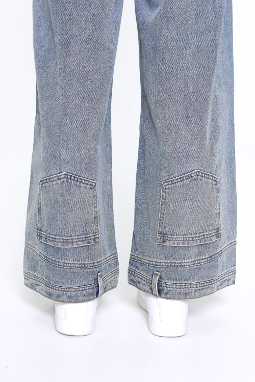 Джинсы B-JN35159 (Джинсовый, 140)