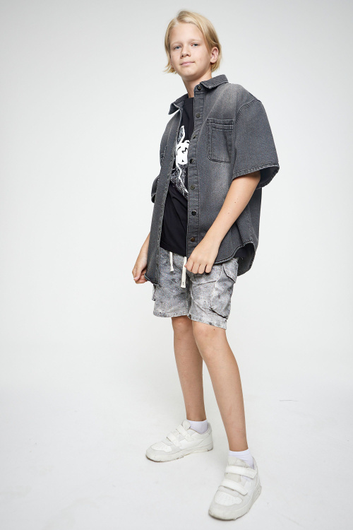 Рубашка B-SH35123 (черный, 170)