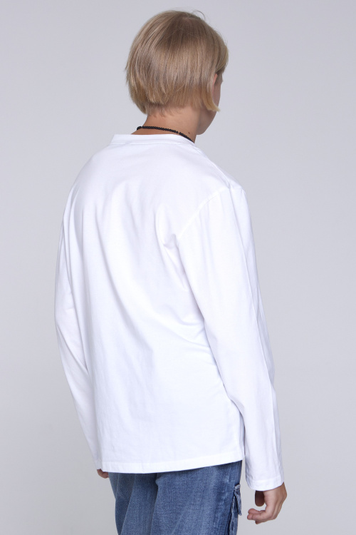 Лонгслив B-SW35119 (белый, 152)