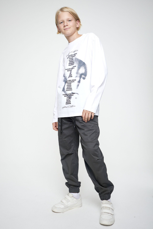 Лонгслив B-SW35119 (белый, 152)