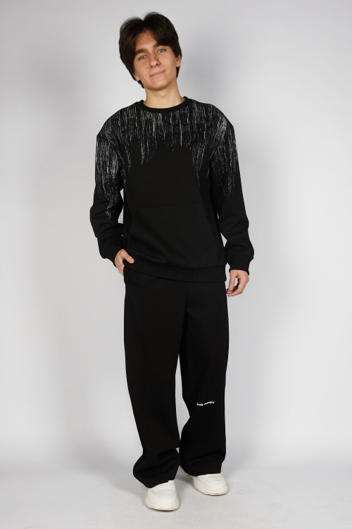 Брюки B-TR35452 (Черный, 140-170)