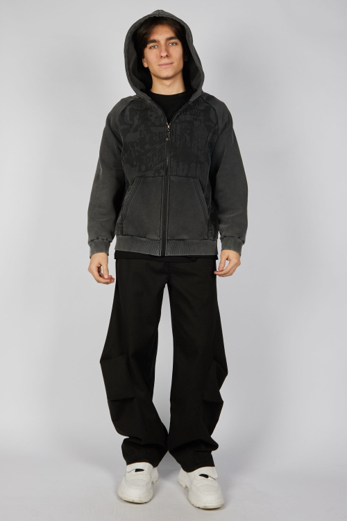 Брюки B-TR35407 (Черный, 140-170)