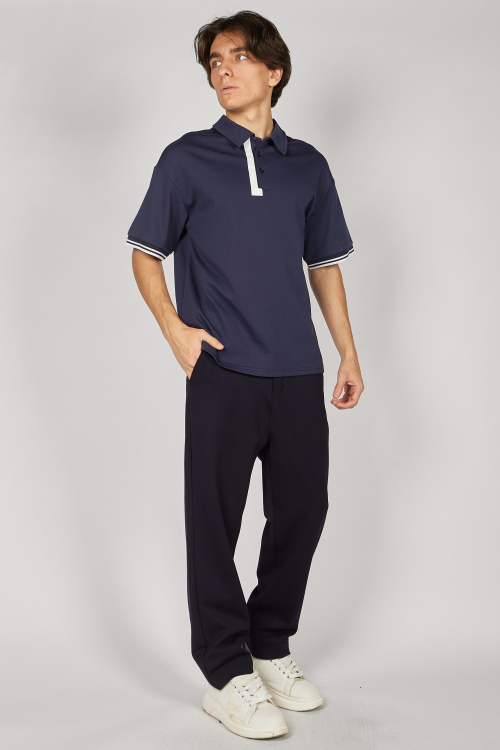 Поло B-PL35249 (Синий, 176)