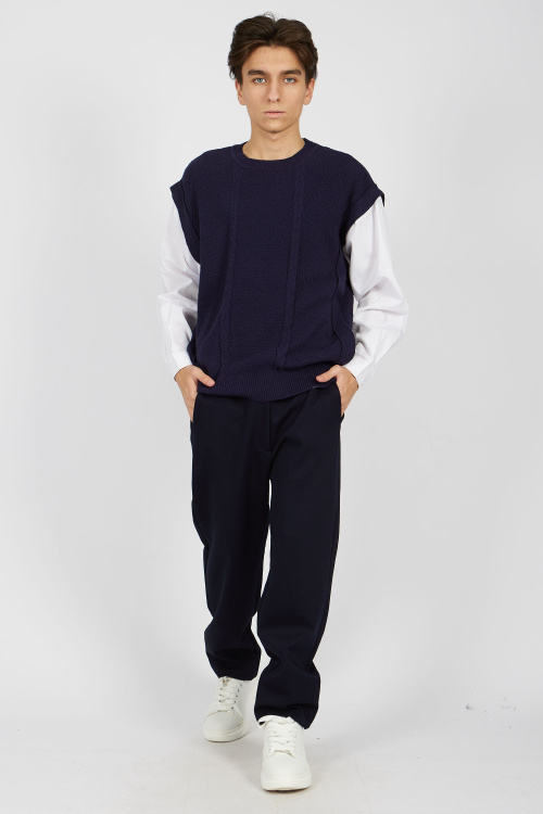 Брюки B-TR34476B (Синий, 140)