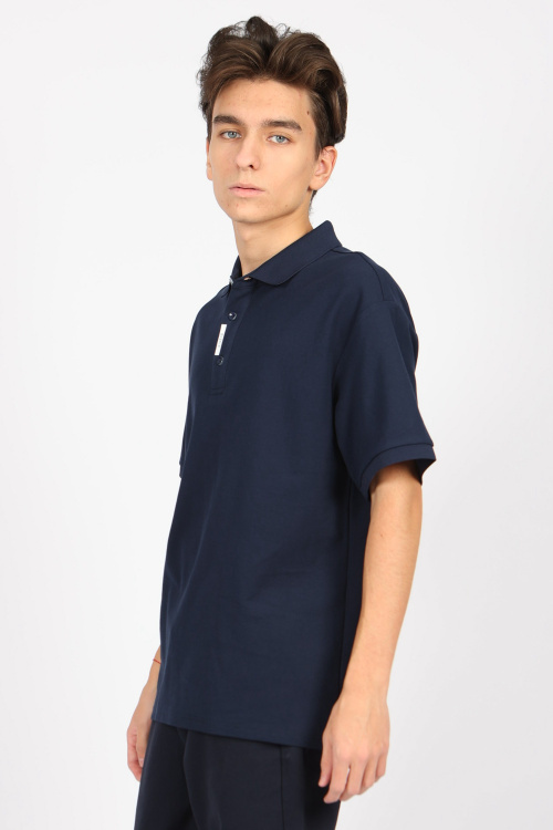 Поло B-PL34439S (Синий, 170)