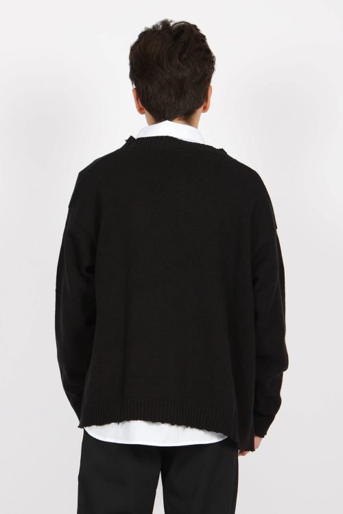 Кардиган B-CRD34441 (Черный, 140-158)