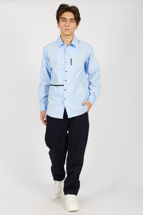 Брюки B-TR34476B (Синий, 140)