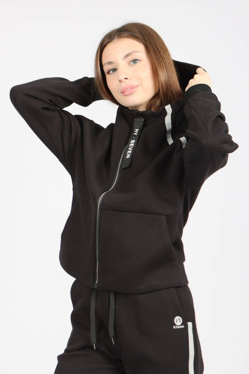 Толстовканамолнии G-HDZ24544A (Черный, 140)