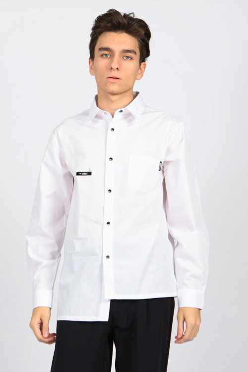 Рубашка B-SH34417 (Белый, 158)