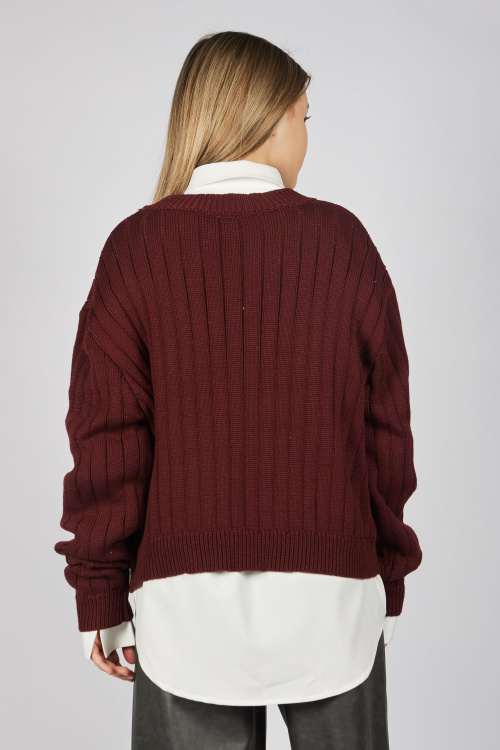 Свитшот G-SW25420 Miasin (Бордовый, 134)