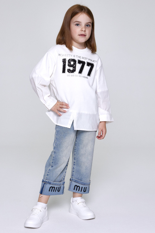 Джинсы G-JN25012 (Джинс. синий, 104)