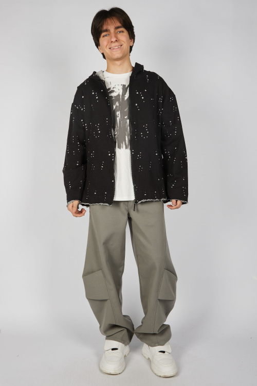 Брюки B-TR35407 (Серый, 140-170)