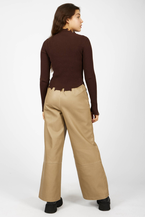 Лонгслив (Коричневый, 164)