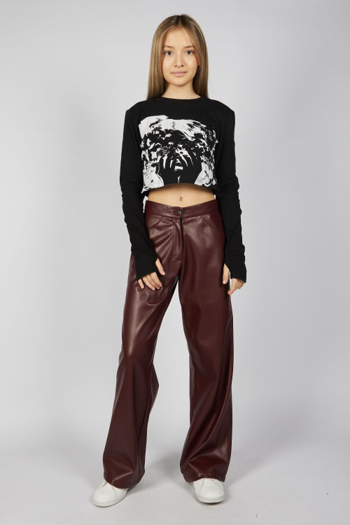 Брюки G-TR25439 (бордовый, 134-164)