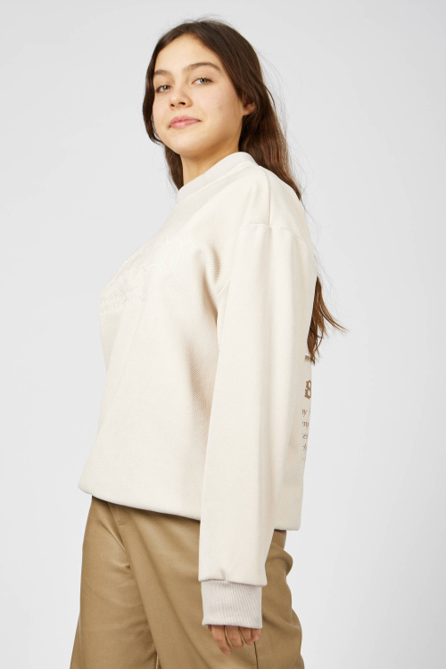 джемпер B-SW34637A (Молочный, 164)