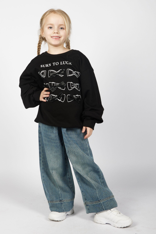 джемпер G-SW25479 (Черный, 104-128)