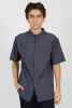 Рубашка B-SH34406S (Серо-синий, 164)
