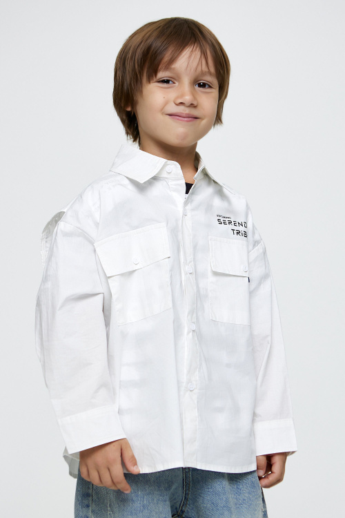 Рубашка B-SH35016 (белый, 122)