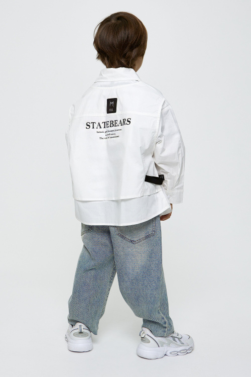 Рубашка B-SH35016 (белый, 122)