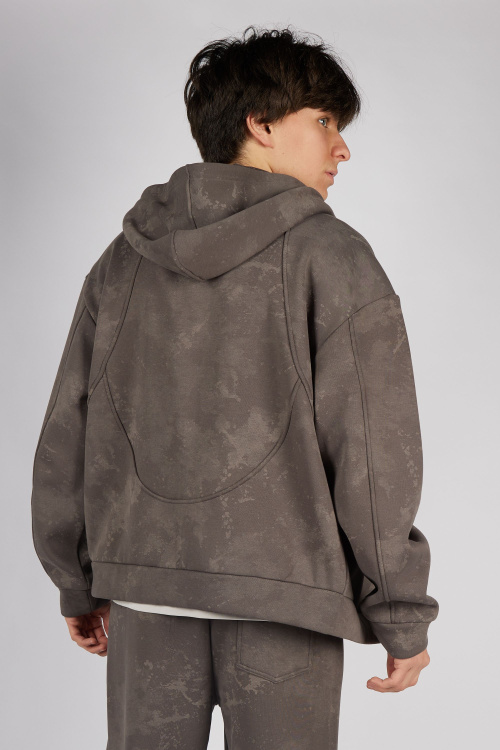 Толстовка на молнии B-HDZ35433 Miasin (коричневый, 170)