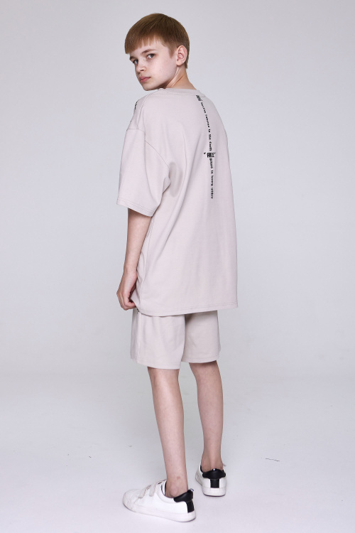 Футболка B-TS35195 (Светло-бежевый, 146)