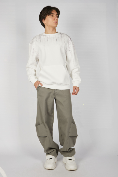 Брюки B-TR35407 (Серый, 140-170)