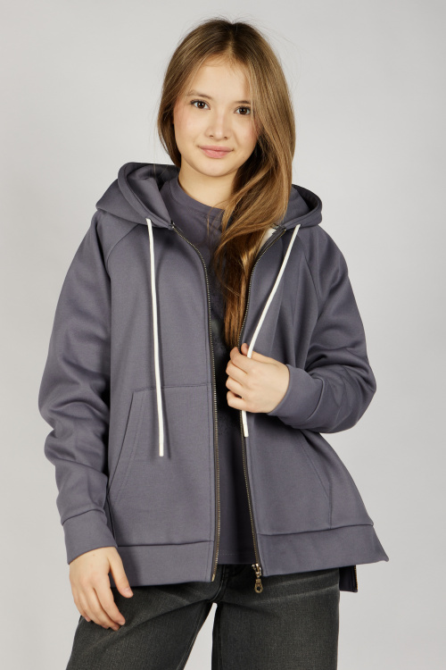Толстовка на молнии G-HDZ26514 Miasin (темно-серый, 134-164)