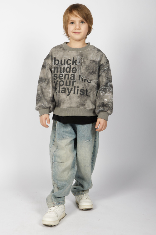 Джинсы B-JN35496 (джин. синий, 110-134)