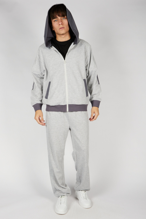 Толстовка на молнии B-HDZ36254 Miasin (Серый, 122-134 (3 шт.))